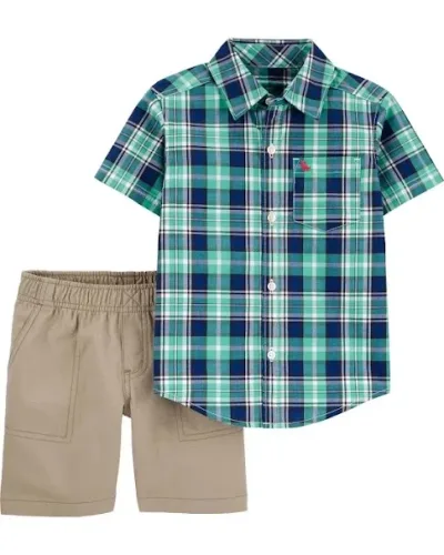 Conjunto para niño Carter's a rayas multicolor