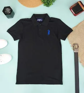 Camiseta Cambrige Polo Club para caballero color negra.
