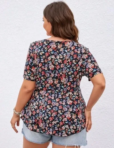 Blusa para dama diseño floral
