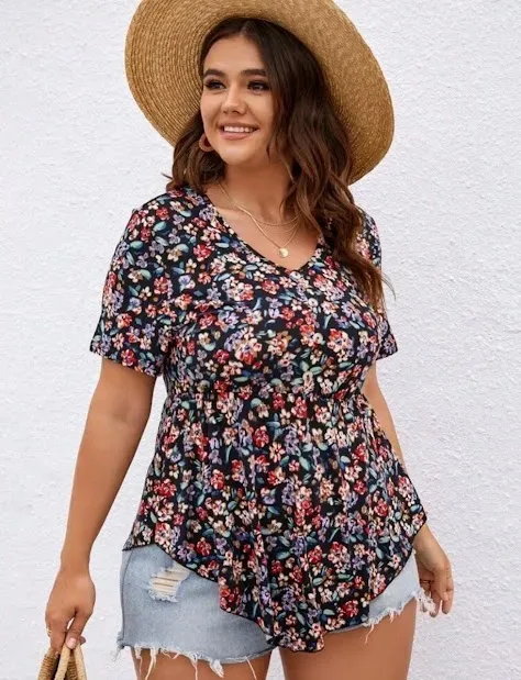 Blusa para dama diseño floral