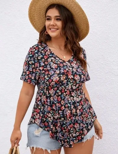Blusa para dama diseño floral