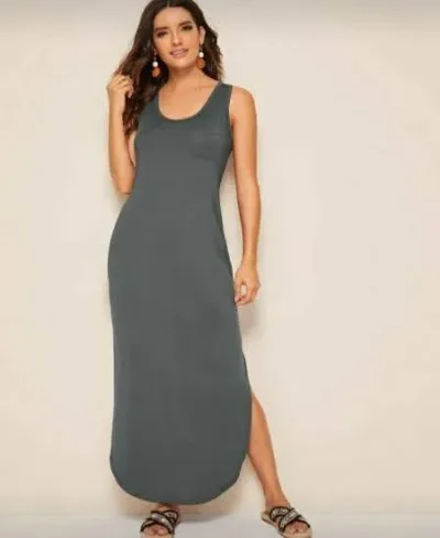 Vestido para dama color gris