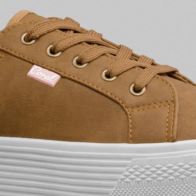 Tennis  Coral Gazela Camel para dama