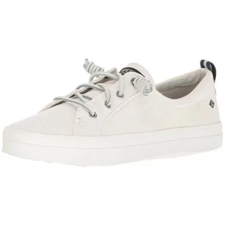 Tenis Sperry para dama color blanco hueso Crest Vibe Linen White Sts99250