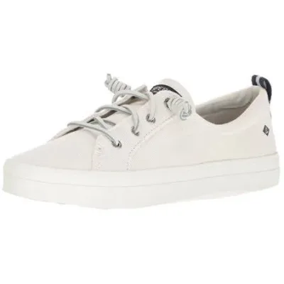 Tenis Sperry para dama color blanco hueso Crest Vibe Linen White Sts99250