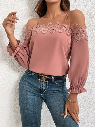 Blusa para dama color rosa vieja