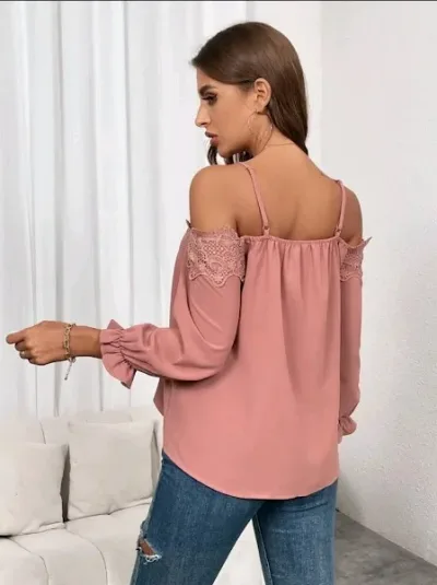 Blusa para dama color rosa vieja
