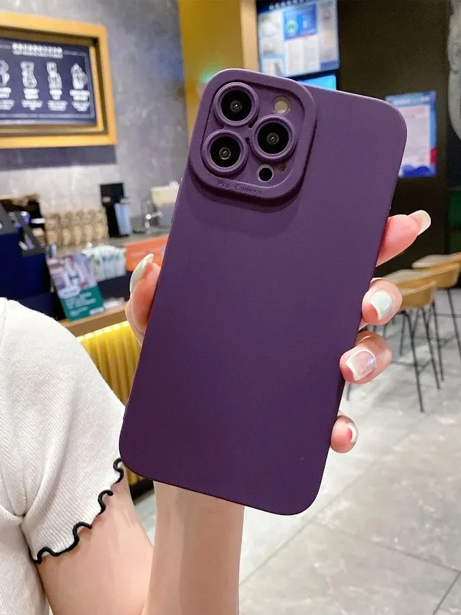 Funda para celular color morado