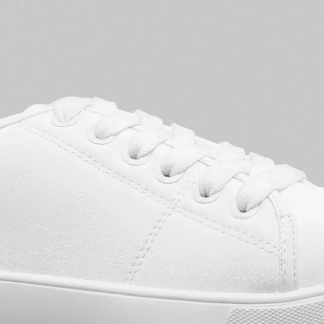 Tenis Coral para dama color blancas Noelia White Pu