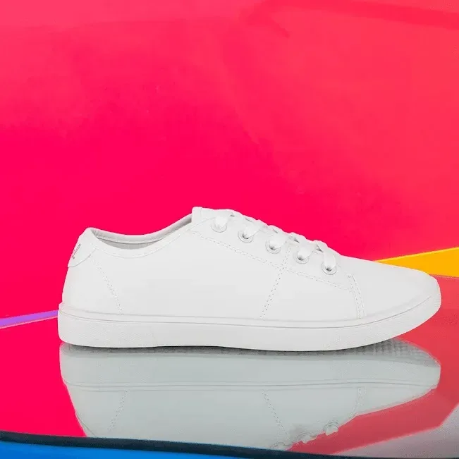 Tenis Coral para dama color blancas Noelia White Pu