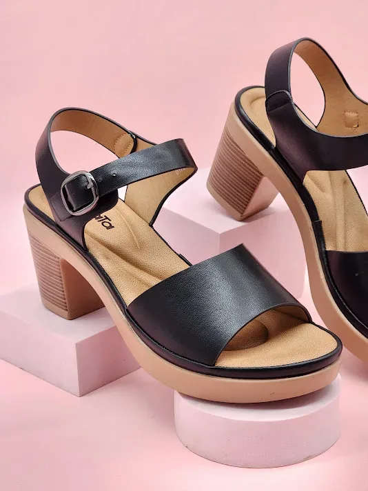 Tacones Sabata para dama karol-02 BLACK