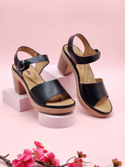 Tacones Sabata para dama karol-02 BLACK
