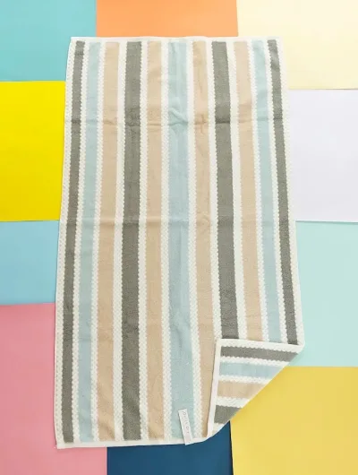 Paño 100% algodón diseño a rayas