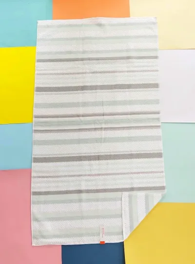 Paño 100% algodón diseño a rayas