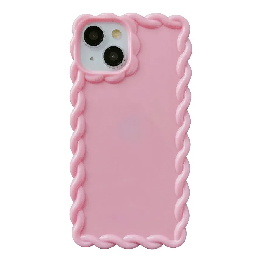 Funda para celular color rosado