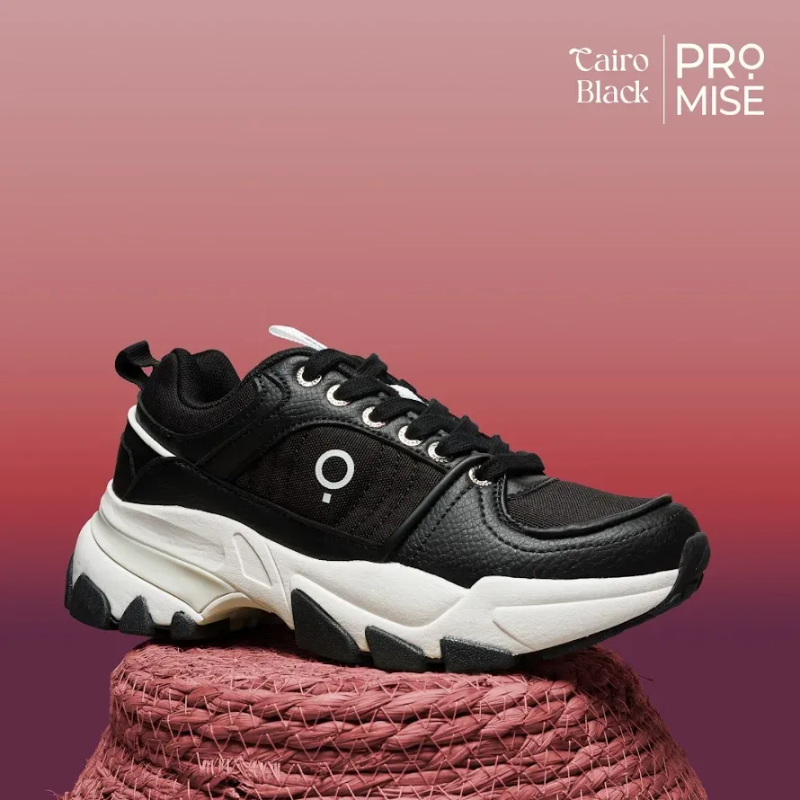 Tenis Promise Cairo Black para dama