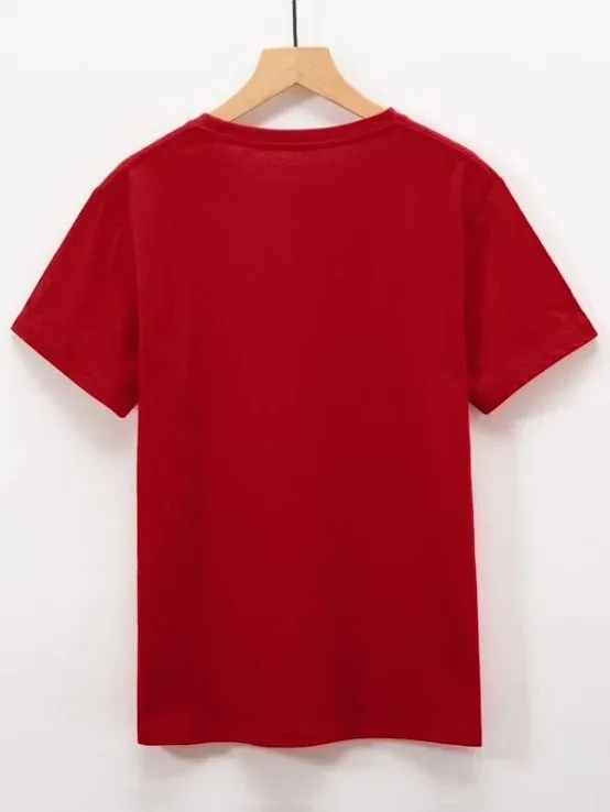 Camiseta para dama color rojo