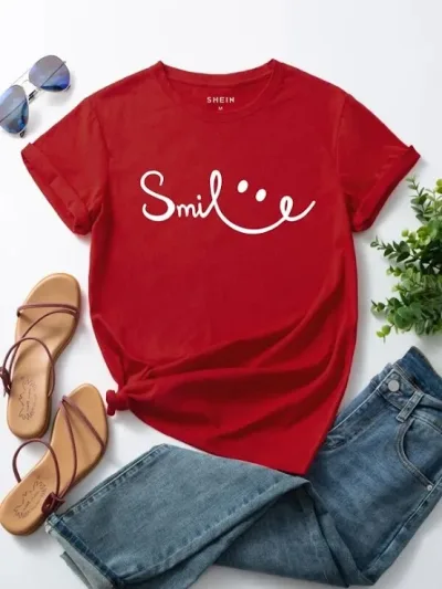 Camiseta para dama color rojo