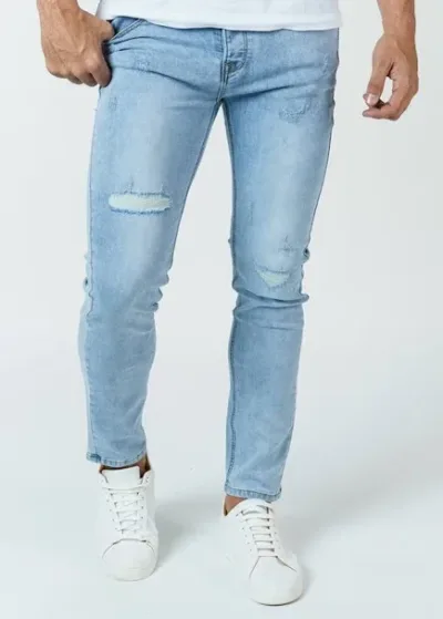Jeans Hummer para caballero color celeste  H221013104A