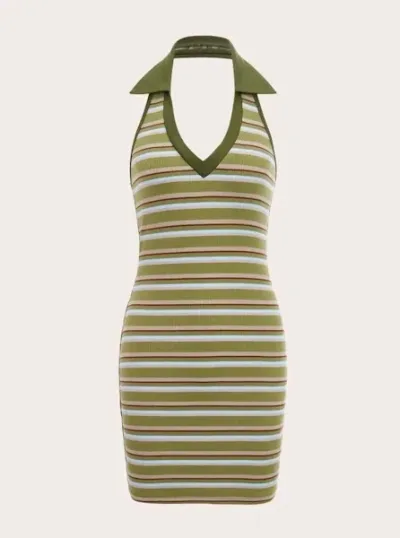 Vestido para dama diseño a rayas