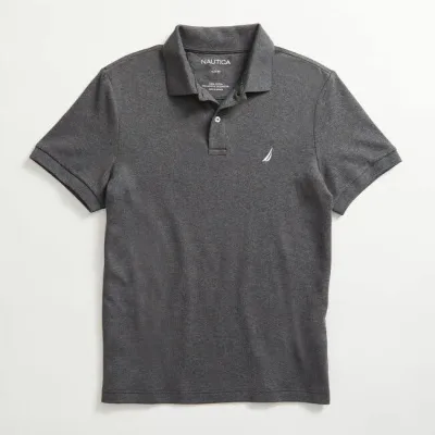 Camiseta Naútica Slim Fit para caballero color gris oscuro