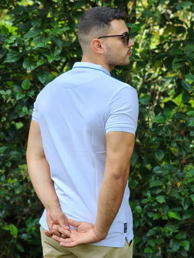 Camiseta Hummer para caballero color blanca