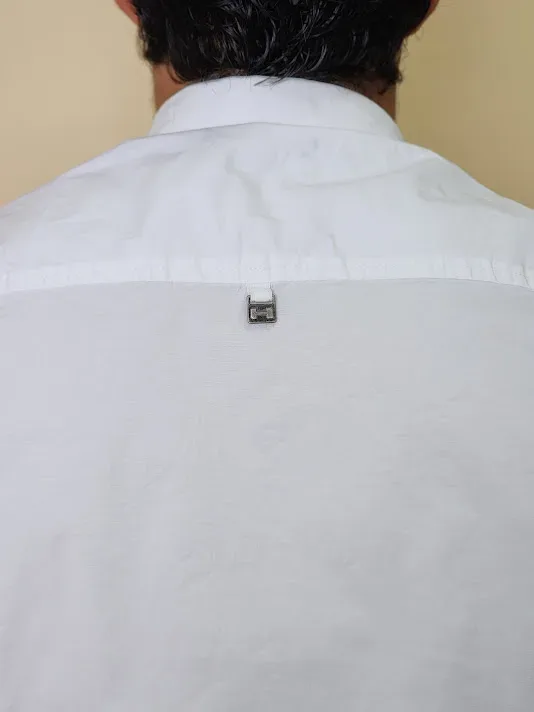 Camisa Hummer para caballero BS03-SL-WH COLOR BLANCO