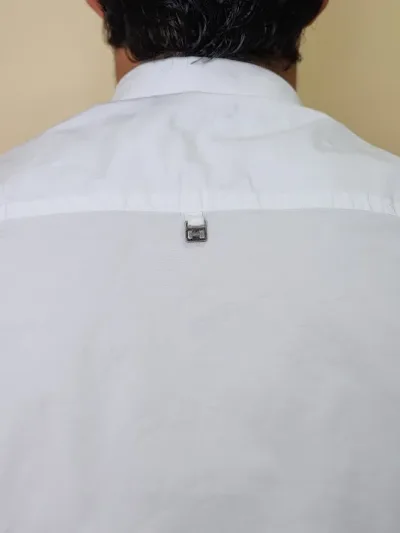 Camisa Hummer para caballero BS03-SL-WH COLOR BLANCO