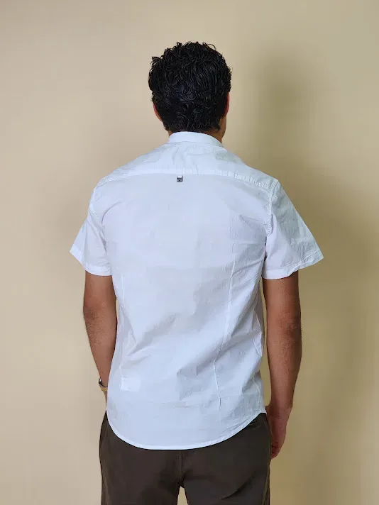 Camisa Hummer para caballero BS03-SL-WH COLOR BLANCO