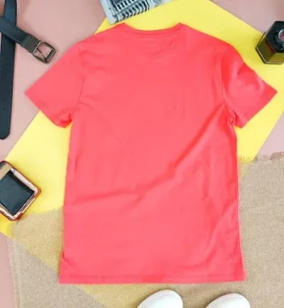 Camiseta GAP para caballero color coral