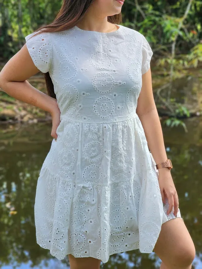 Vestido para dama color blanco
