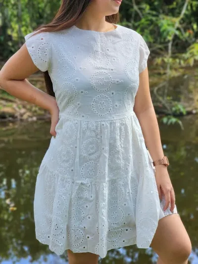 Vestido para dama color blanco