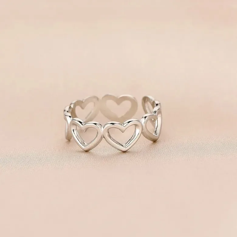 Anillo para dama de acero de titanio