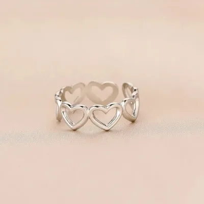 Anillo para dama de acero de titanio