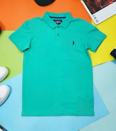 Camiseta Cambridge Polo Club para caballero color verde menta