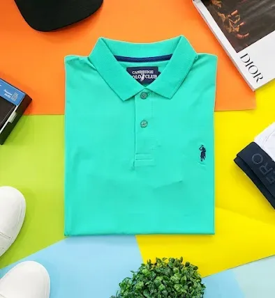 Camiseta Cambridge Polo Club para caballero color verde menta
