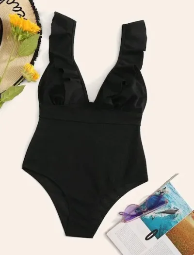 Vestido de baño para dama color negro