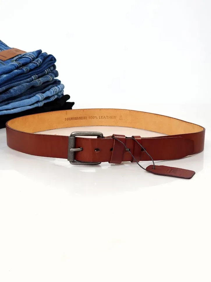 Faja Hummer para caballero color Ladrillo