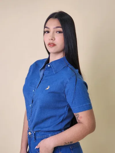 Camisa Cambridge Polo Club para dama CP-24-113684L COLOR AZUL