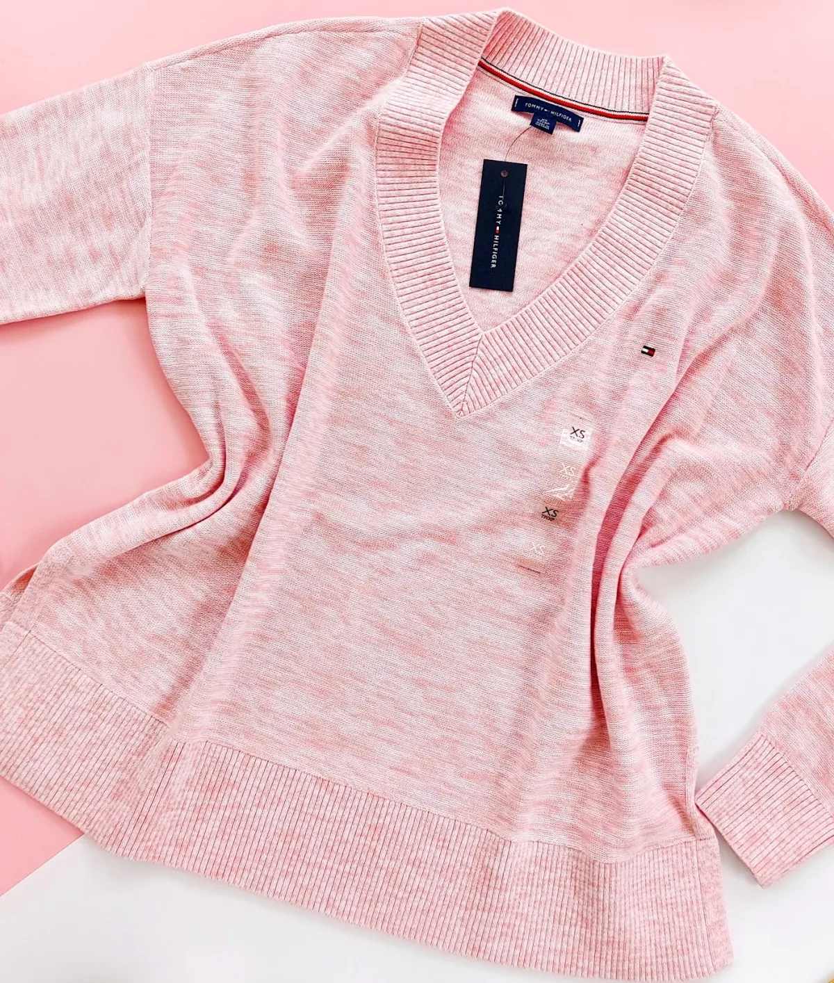 Sueter Tommy Hilfiger para Dama color rosado salmon