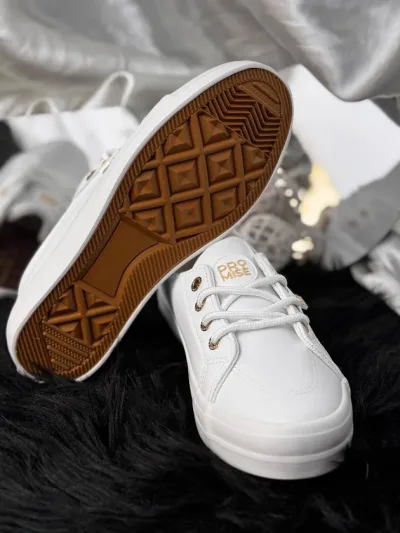 Tenis Promise MUFFIN WHITE  para dama