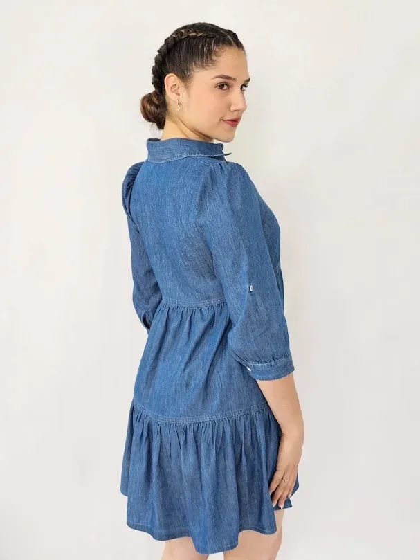 Vestido Tommy Hilfiger color azul para dama