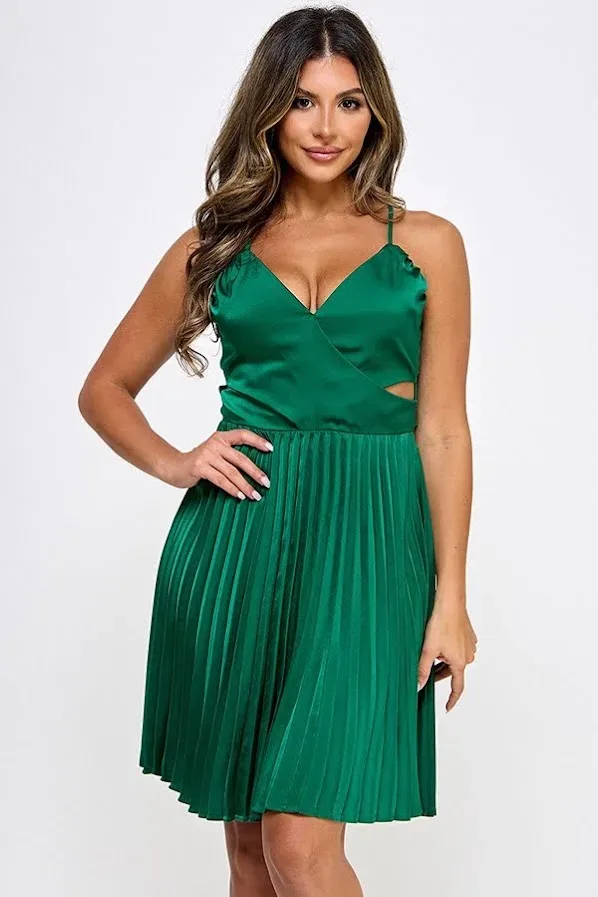 Vestido para dama color verde