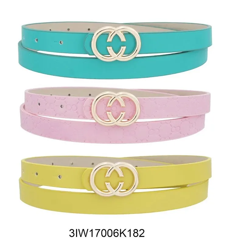Trío de fajas para dama multicolor