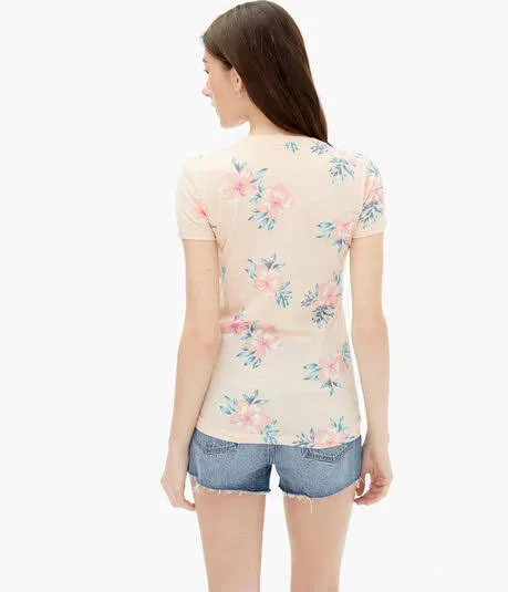 Camiseta Aereopostal para dama color coral