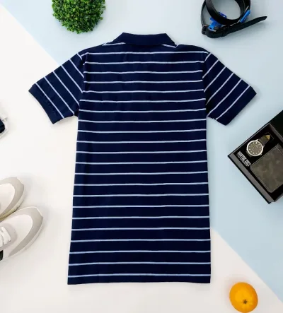 Camiseta Cambrige Polo Club para Caballero diseño a rayas
