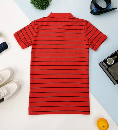 Camiseta Cambrige Polo Club para Caballero diseño a rayas