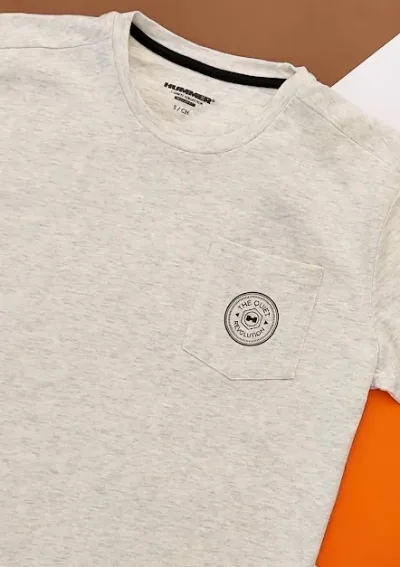 Camiseta Hummer para caballero color gris