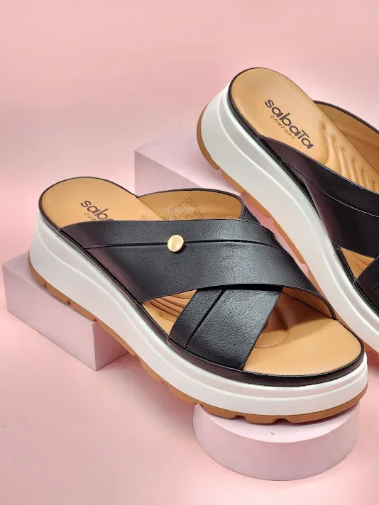 Sandalias Sabata para dama loren-2508 BLACK