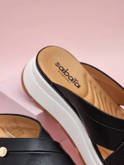 Sandalias Sabata para dama loren-2508 BLACK